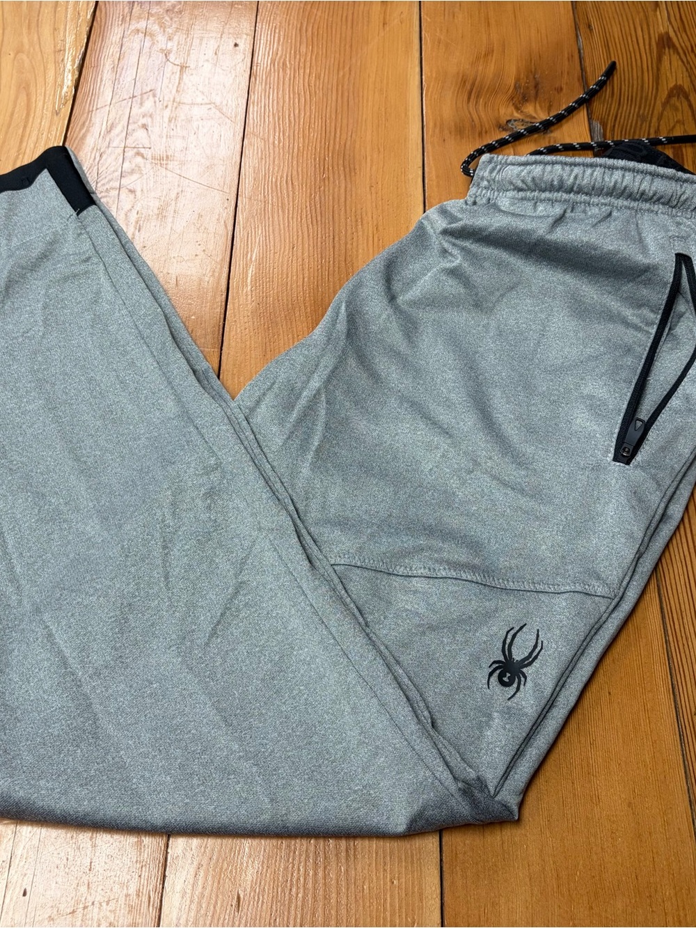 Spyder Active Men's Light Grey Athletic Jogger Sweatpants